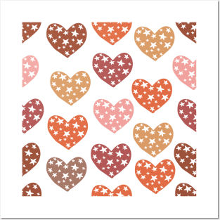 Heart Pattern Posters and Art